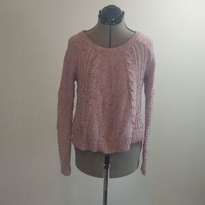 American Eagle Lavender Wool Blend Sweater Sz M